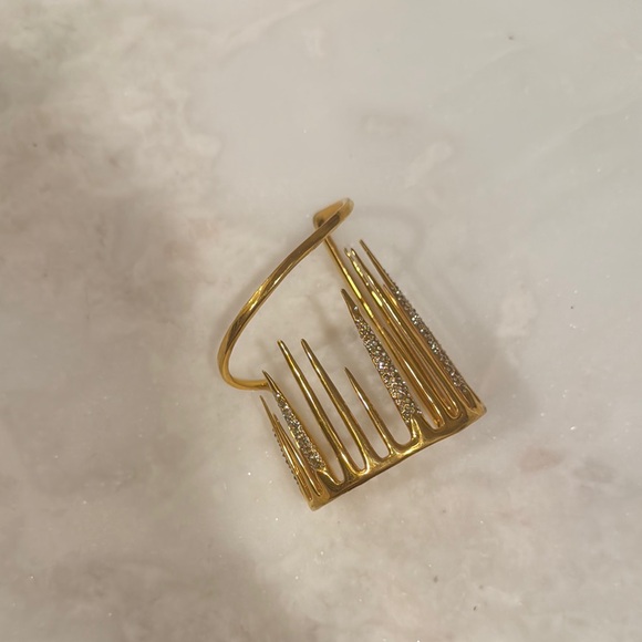 Alexis Bittar Gold Spike Cuff - Picture 4 of 5